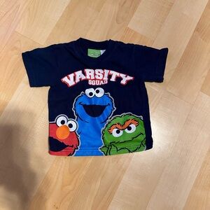 Sesame Street navy blue shirt, 18 Months size